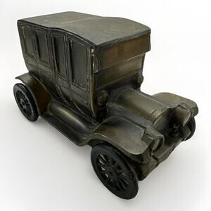 Vintage Banthrico, Inc. 1912 Packard Die Cast Coin Bank, Decatur Federal Savings